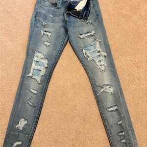 Express Ripped Denim Jeans